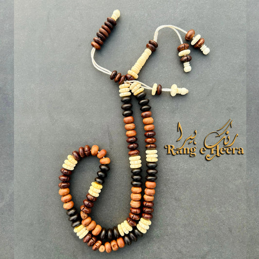 Mix Wooden Tasbih ( Rang e Heera Special )
