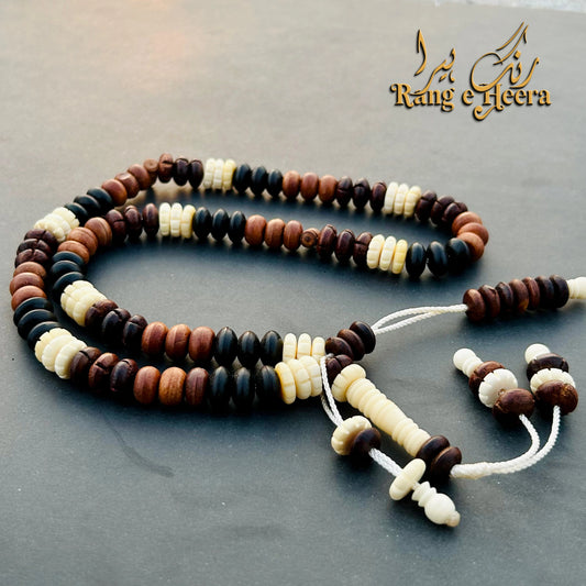 Mix Wooden Tasbih ( Rang e Heera Special )
