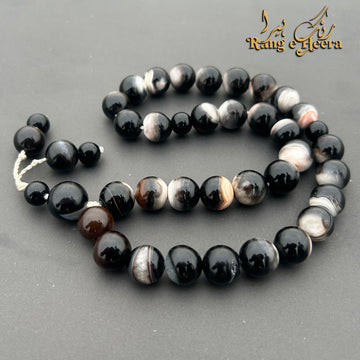 Black Sulemani Aqeeq Tasbih