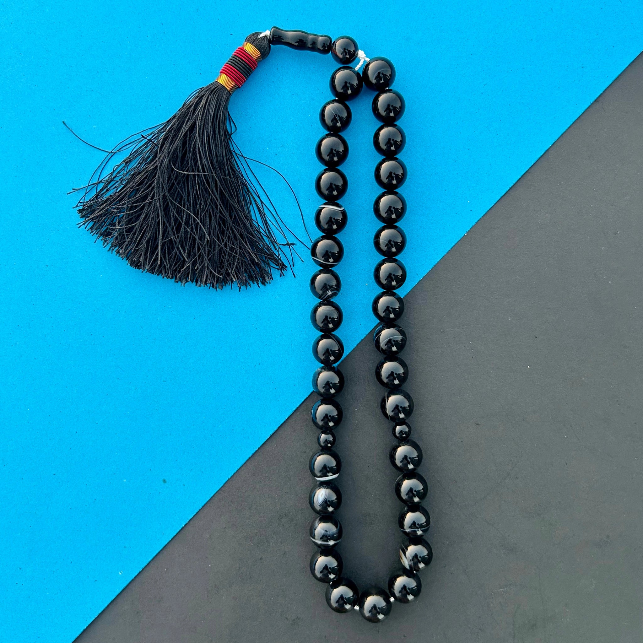 Black Aqeeq Tasbih